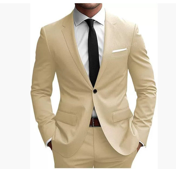 Two-piece Wedding Dinner Suit Jacket