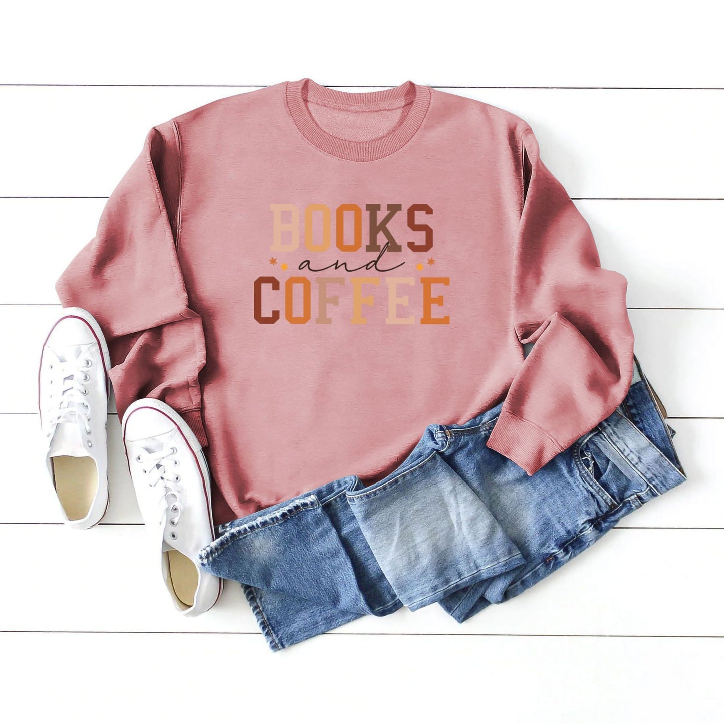 European And American Round Neck Sweater Women's Printing Stylish All-matching