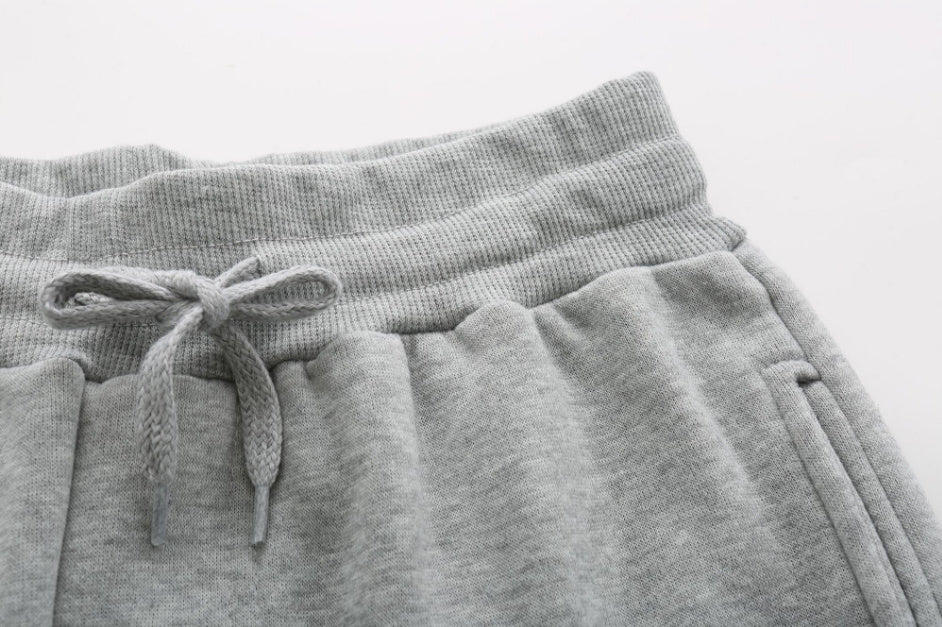 Fall Winter Men's Sportswear Fleece Hoodie Set