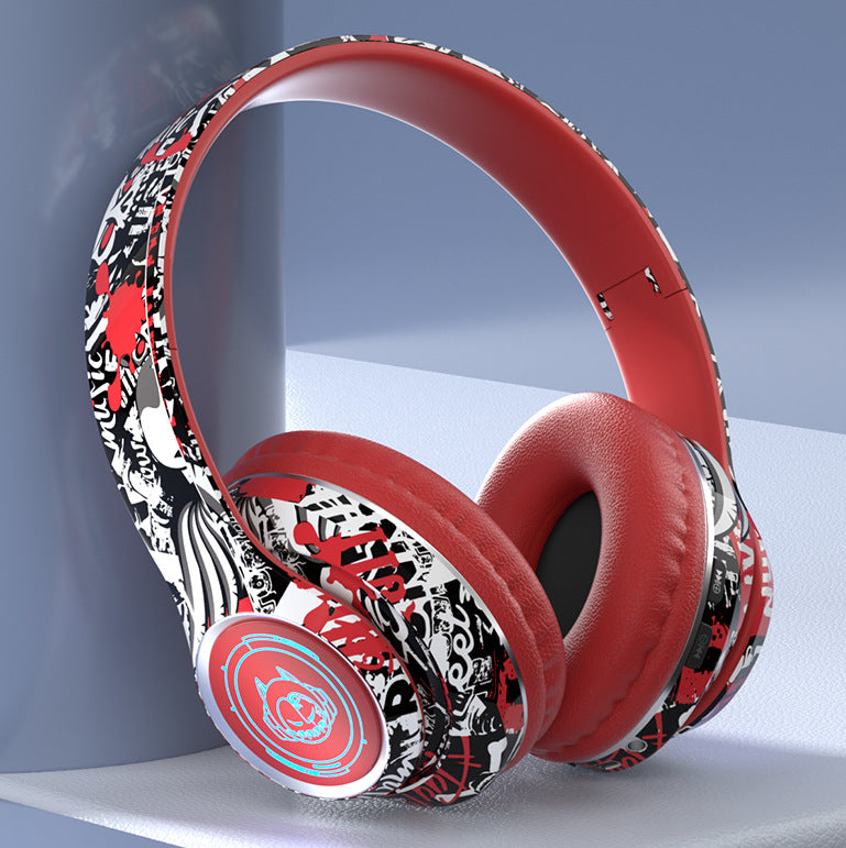 Headset Bluetooth Headset E-sports Games Music Folding Card