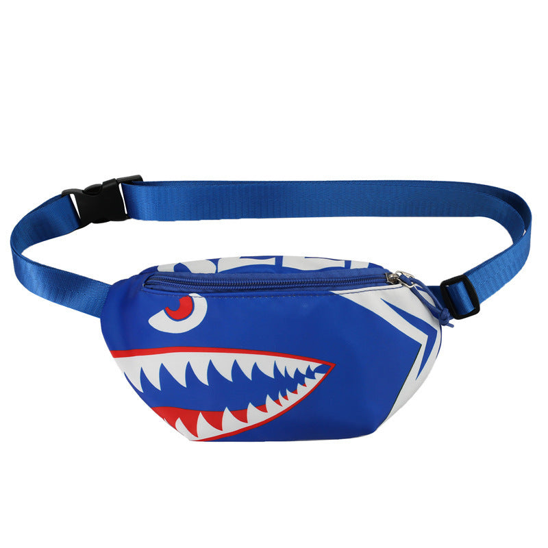 Little Shark Children's Handsome Fashion Trending Chest Bag