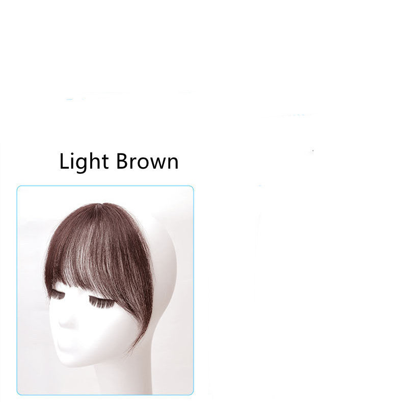 Women's Fashion Natural Air Bangs Wig