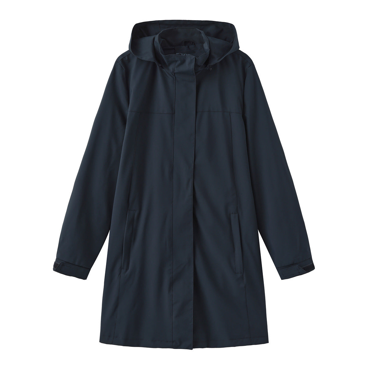 Women's Solid Color Long Sleeve Thin Coat European Size