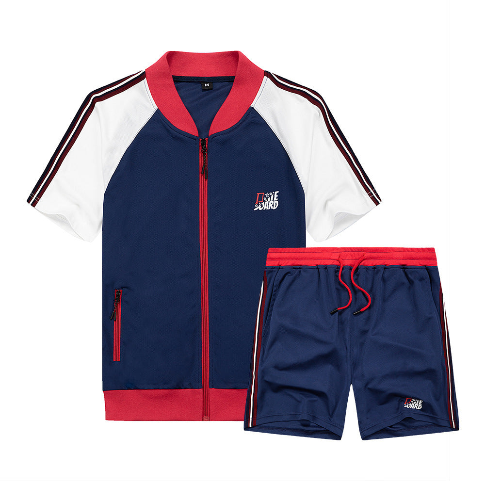 Men's Casual Suit Outdoor Sports Two-piece Sportswear