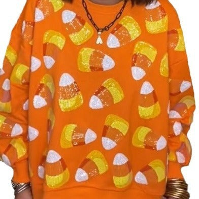 Loose Christmas Tree Pullover For Women