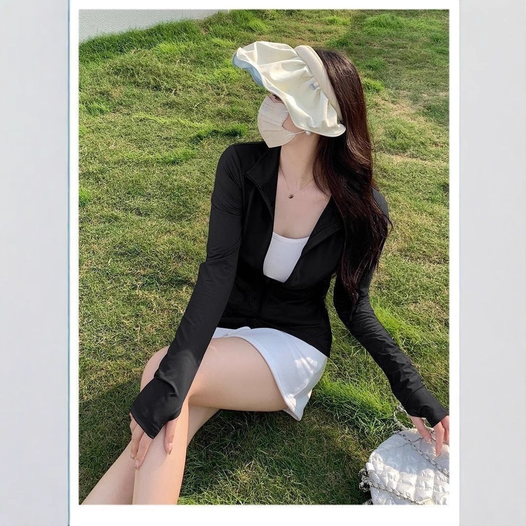 Spring And Autumn Leisure Hot Girls Wear Sportswear Sun Protection Clothing