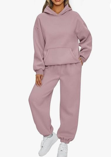 Autumn And Winter New Women's Casual Hooded Sportswear Long Pajama Set