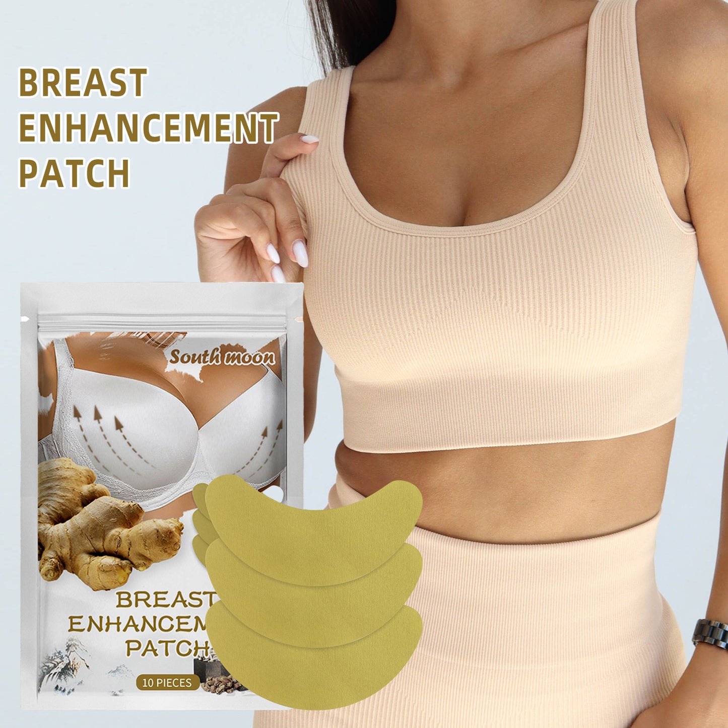 South Moon Ginger Beauty Chest Paste Gentle Moisturizing Chest Care Improve Skin Daily Massage Beauty Chest Paste