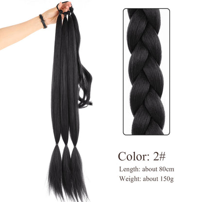 Wig Horsetail European Beauty Long Hair Winding