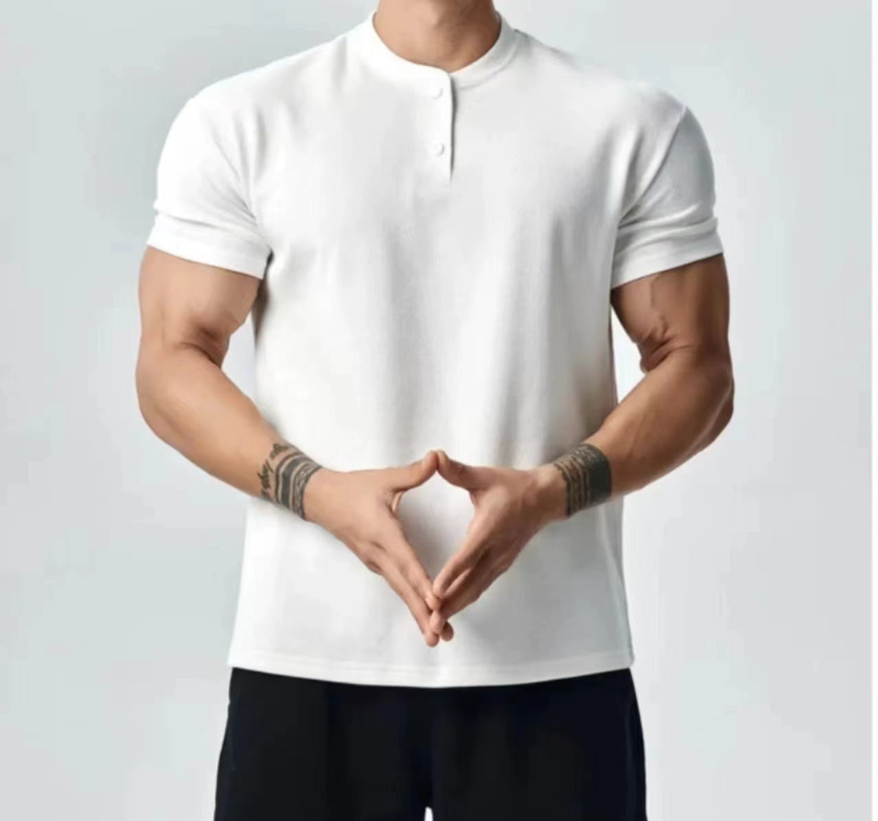 Retro Fashion Brand All-match Casual T-shirt Men's Clothing