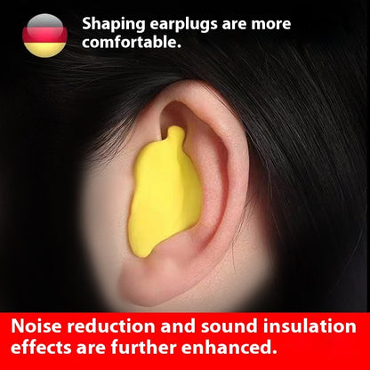Sound Insulation Sound Proof Sleep Anti-noise Snoring Fit Shaping Rubber Earplugs