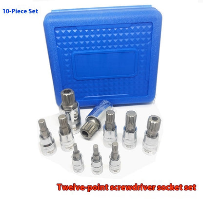 Screwdriver Sleeves Fast M-type Outer Plum Blossom 12 Angle Bit