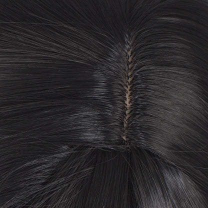 Women's High Temperature Silk Wig 1 Meter Black