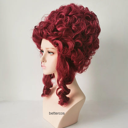 European French Aristocratic Makeup Ball Wig