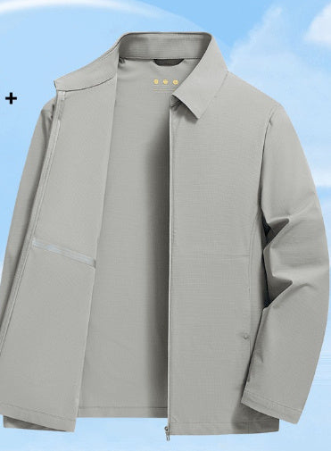 Summer Lapels Business Administration Ice Silk Sun Protection Clothing