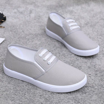 Slip-on Canvas Shoes Flat Women