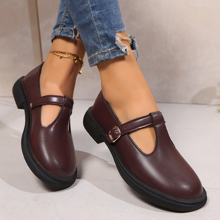 Word Buckle Stylish Casual Shoes Women