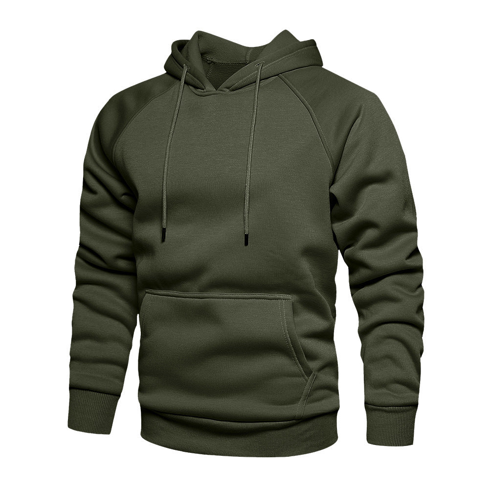 Men's Solid Color Hoodie Hip-hop Street Clothing Coat