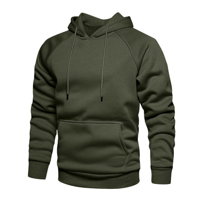 Men's Solid Color Hoodie Hip-hop Street Clothing Coat