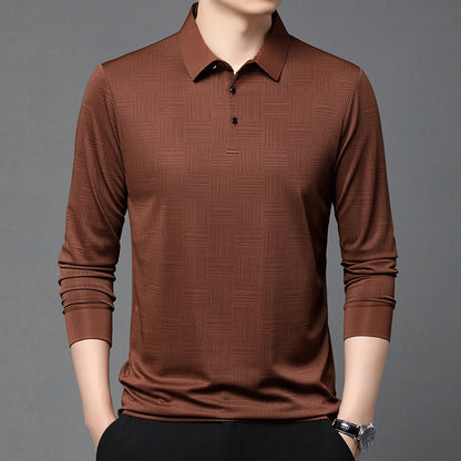 Fashion Men's Clothing Long Sleeve Casual Top Stripes