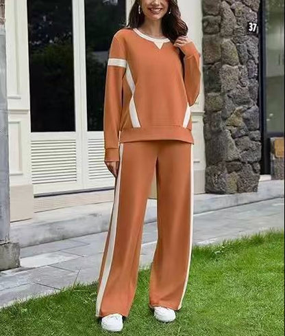 Casual Thin Korean Style Loose Student Fashion Sportswear Comfortable Two-piece Suit