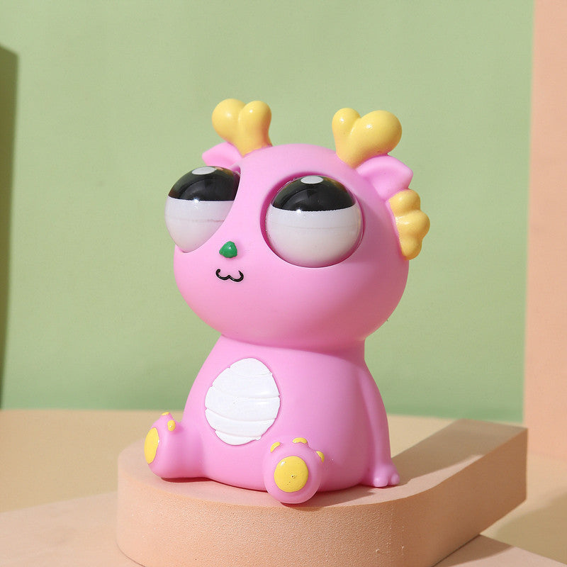 Eyeball Burst Squeeze Toy Eyeball Burst Dragon Cute Staring Dragon Stress Relief Artifact Pinch Toys Kids Stress Relief