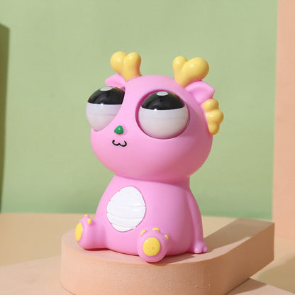 Eyeball Burst Squeeze Toy Eyeball Burst Dragon Cute Staring Dragon Stress Relief Artifact Pinch Toys Kids Stress Relief