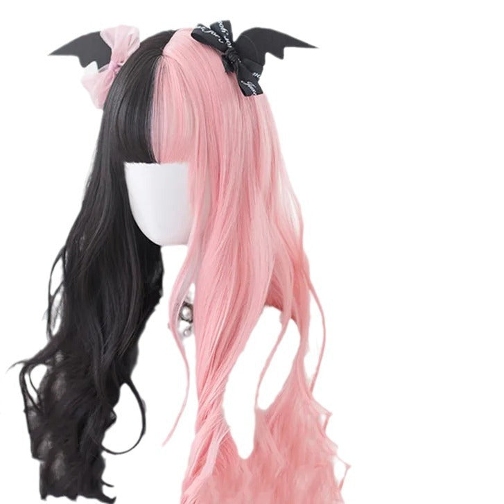 Harajuku Japanese Lolita Lo Niang Wig Long Curly Hair