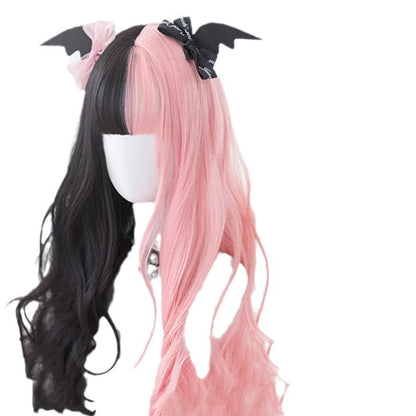 Harajuku Japanese Lolita Lo Niang Wig Long Curly Hair