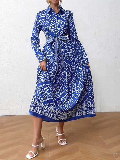 Women's Creative Versatile Lace-up Elegant Dress