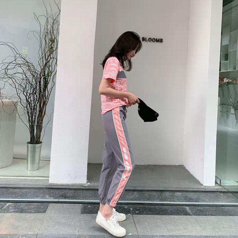 Women's Wide Leg Overalls Sportswear Suit