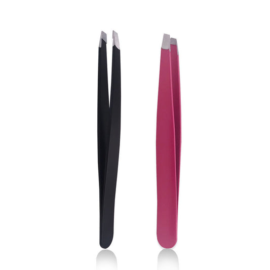 Stainless Steel Black Oblique Mouth Eyebrow Trimming Clip Beauty Tool Eyebrow Clip