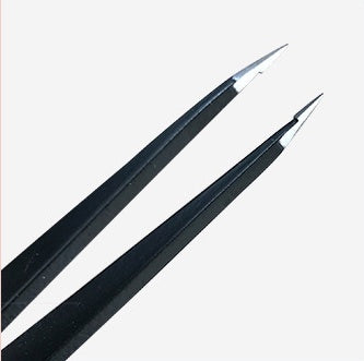 Stainless Steel Black Oblique Mouth Eyebrow Trimming Clip Beauty Tool Eyebrow Clip