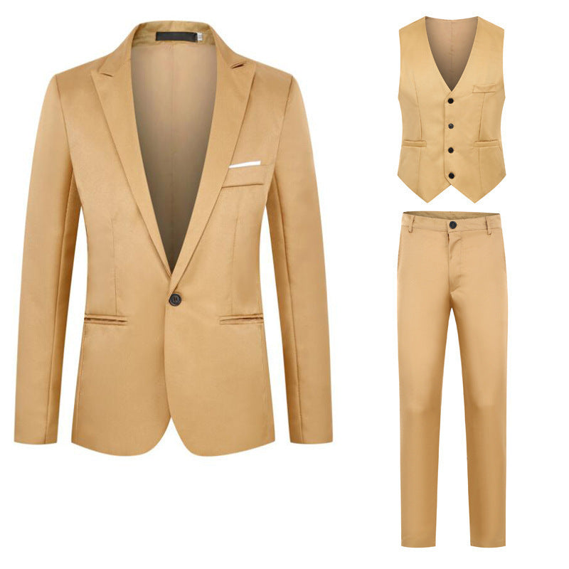 Men's Business Casual Men's Clothing Vest Suit Suit