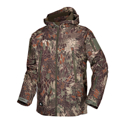 Autumn And Winter Men's Outdoor Camouflage Clothing Soft Shell Jacket