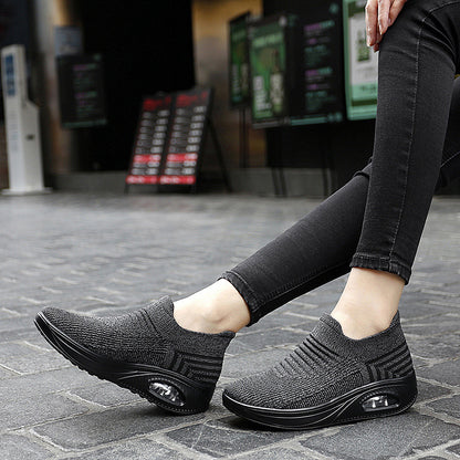 Platform Slip-on Rocking Shoes For Women