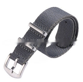 Solid Color Fineknit Nylon Woven Canvas Strap