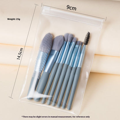 8 PCs Makeup Brushes Suit Portable Beauty Tools