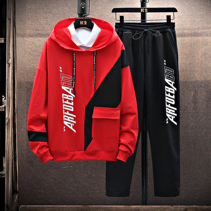 Sportswear Suit Men's Long-sleeved Trousers Casual Two-piece