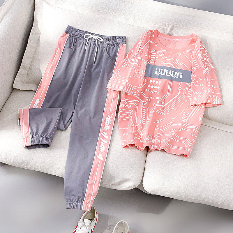 Women's Wide Leg Overalls Sportswear Suit