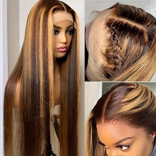 Lace Wig Highlight Gradient Fluffy Natural Fashion Headgear