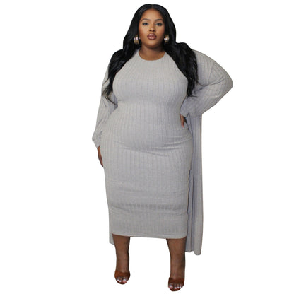 Casual Fashion Long Sleeve Coat Two-piece Suit