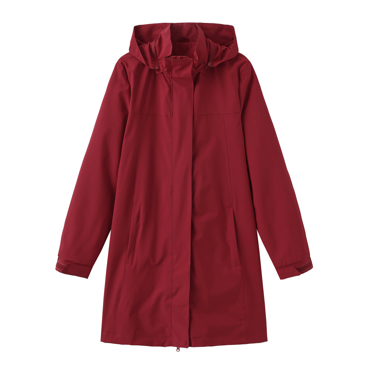 Women's Solid Color Long Sleeve Thin Coat European Size