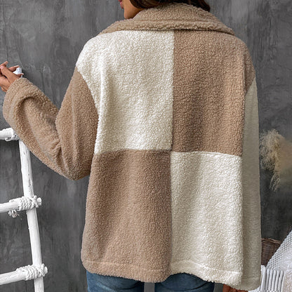 Single-breasted Lapel Casual European And American Coat