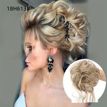 Ponytail Wig Female Short Hair Grip High Ponytail Natural & Fluffy Simulation