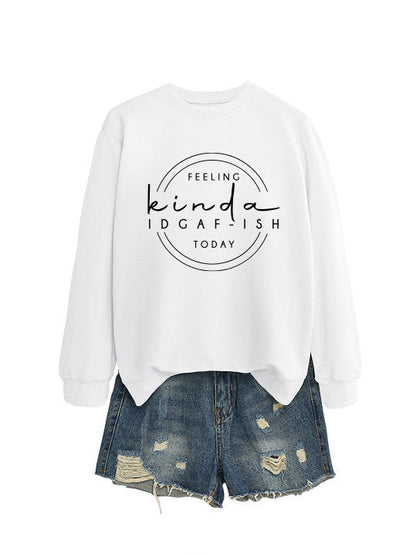Elegant Women's Round Neck Long-sleeved Sweater