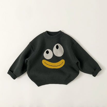 Kids' Sweater Autumn And Winter Western Style Cotton Pullover Sweater