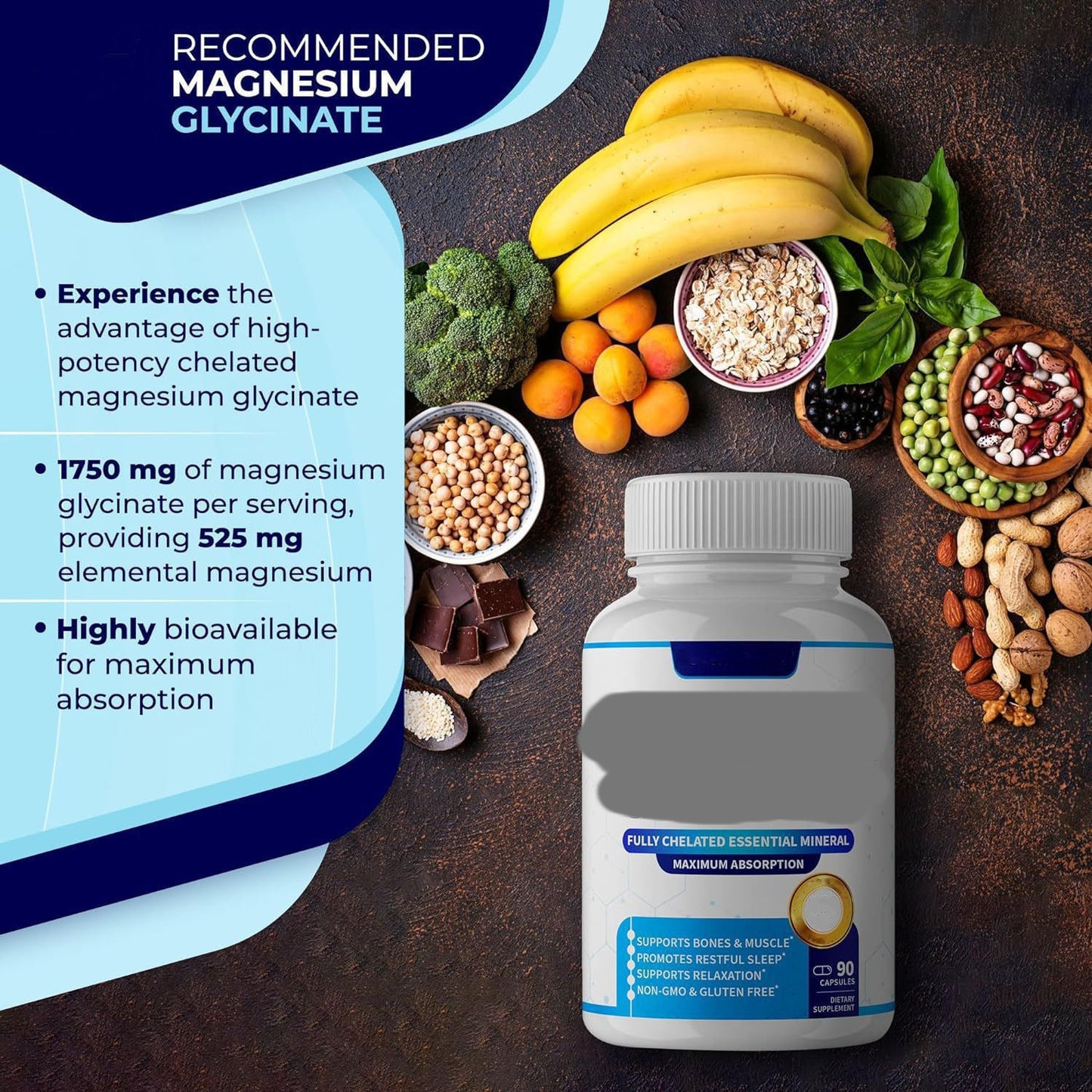 Magnesium Glycinate Magnesium Compound Capsules