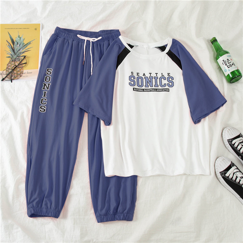 Women's Wide Leg Overalls Sportswear Suit