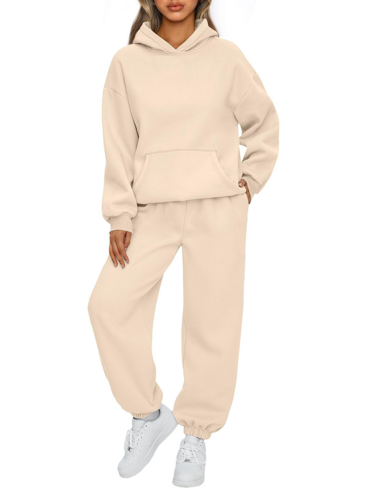 Autumn And Winter New Women's Casual Hooded Sportswear Long Pajama Set